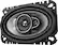 Front. Pioneer - 4"x 6" - 3-way , 210 W Max Power, IMPP™ cone, 11mm Tweeter and 1-5/8" Midrange - Coaxial Speakers (pair) - Black.