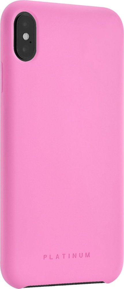 silicone case for apple iphone xs max - hot pink
