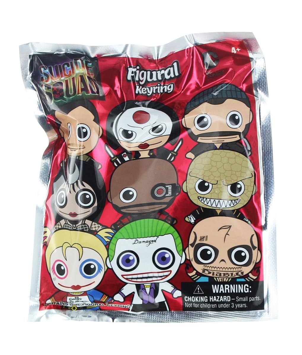 Monogram - Suicide Squad Blind Bag Key Chain, One Random - Red