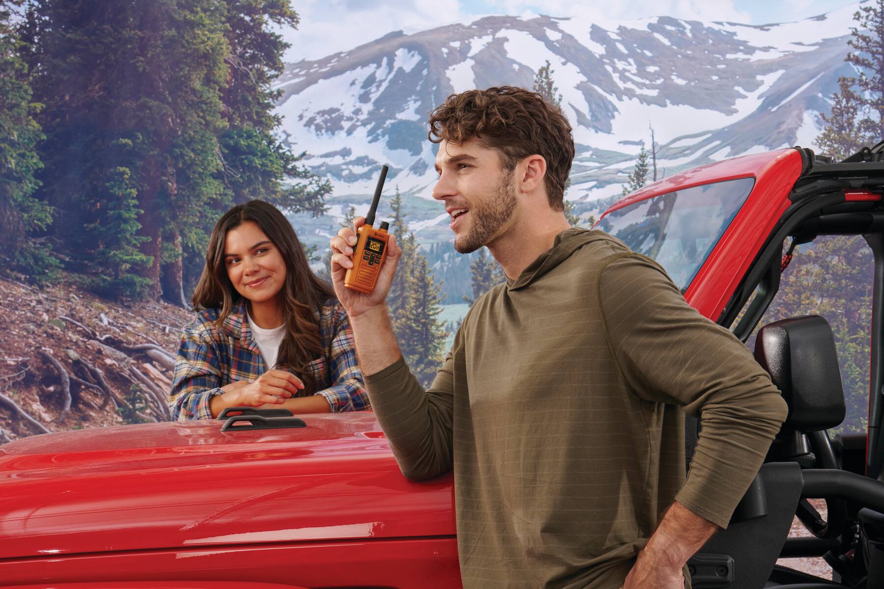 Alt View 10. Cobra - Cobra - Trailblazer 250 GMRS 2.5 Watt Two-Way Radio (Pair) - Orange.