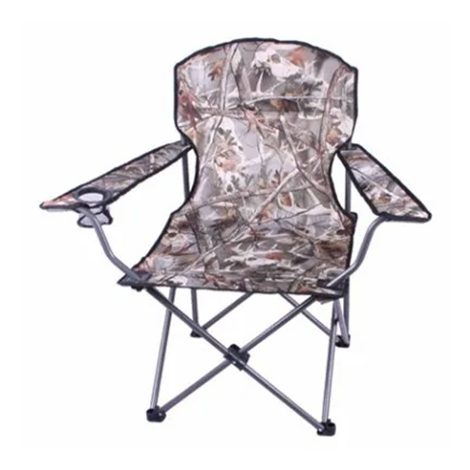 Alt View 4. Four Seasons Courtyard - Four Seasons Courtyard Oversized Polyester Arm Chair w/Durable Steel Frame, Camo - Camo.