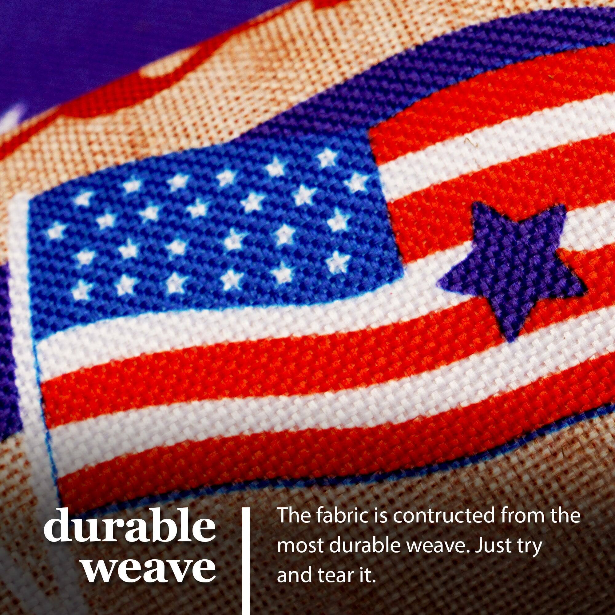 The fabric is constructed from the most durable weave. Just try and tear it.