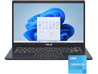ASUS - Vivobook Go 14 14" FHD Laptop - Intel Celeron N4500 - 4GB Memory - 128GB eMMC - Star Black - Front_Zoom