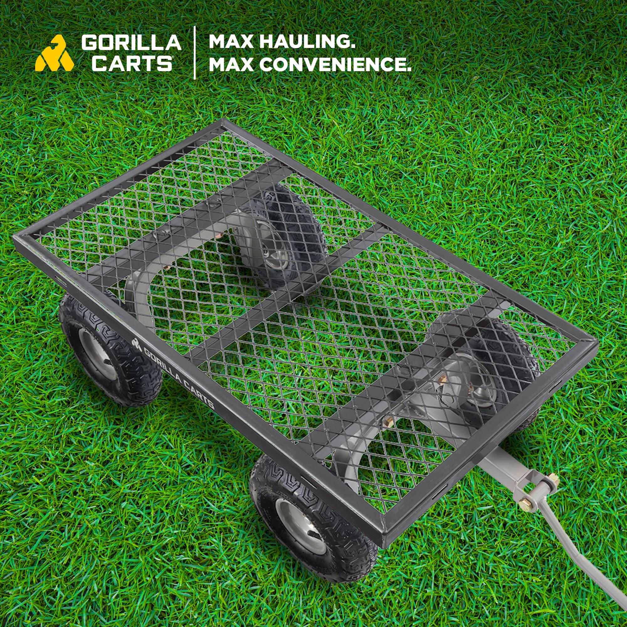 GORILLA CARTS  
MAX HAULING.  
MAX CONVENIENCE.