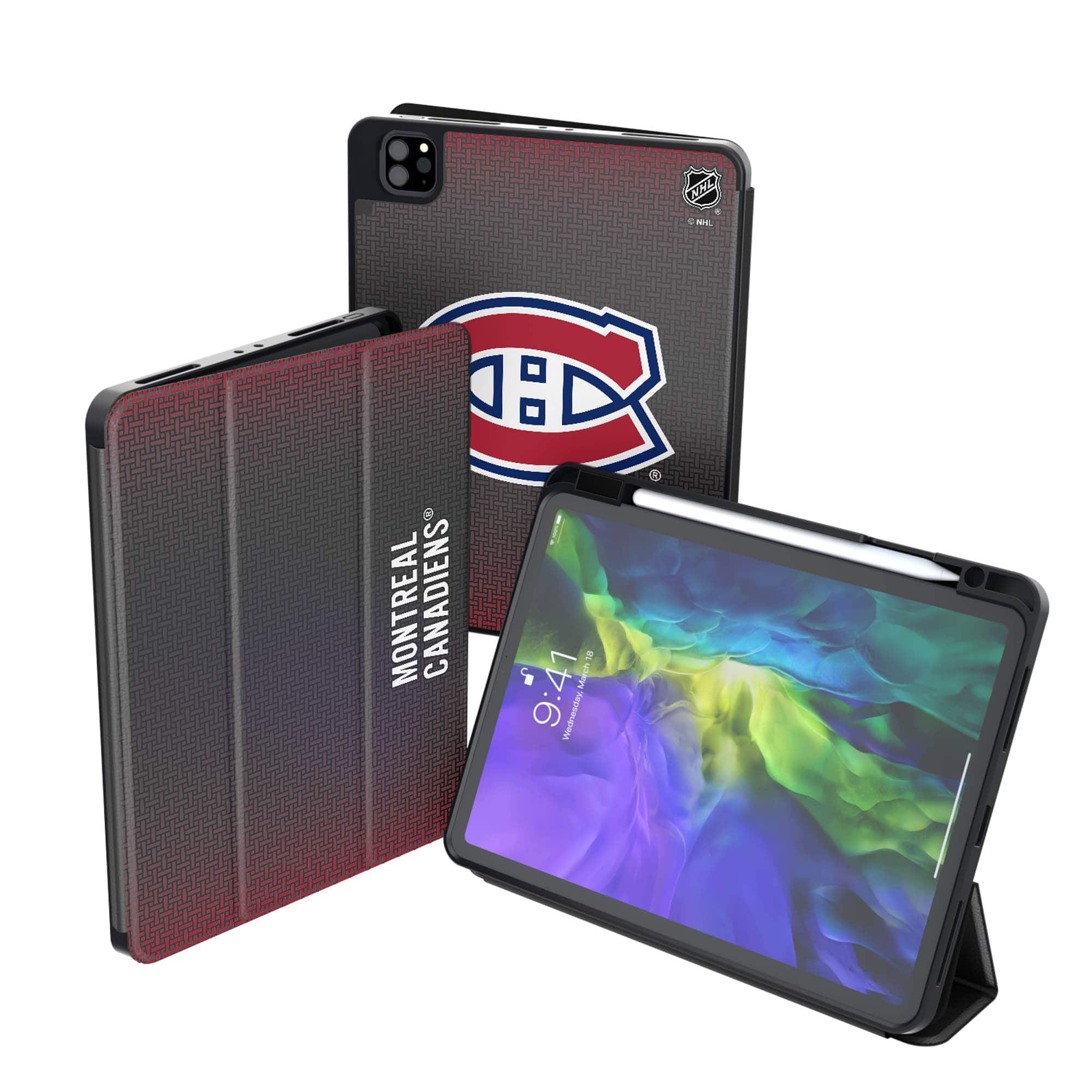 Keyscaper - Montreal Canadiens iPad Case - 13in Pro M4 - Black