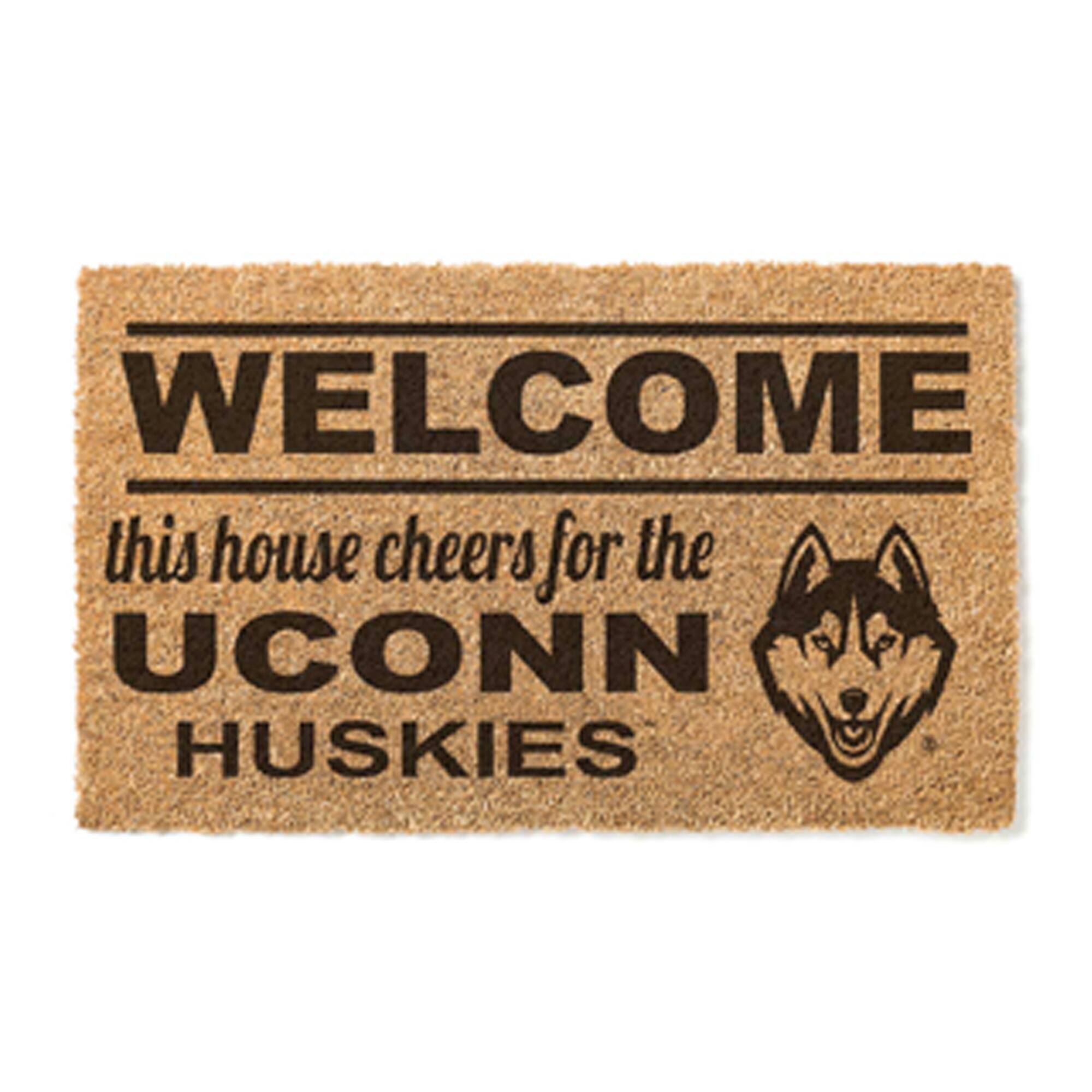 UConn Huskies 18" x 30" Welcome Doormat