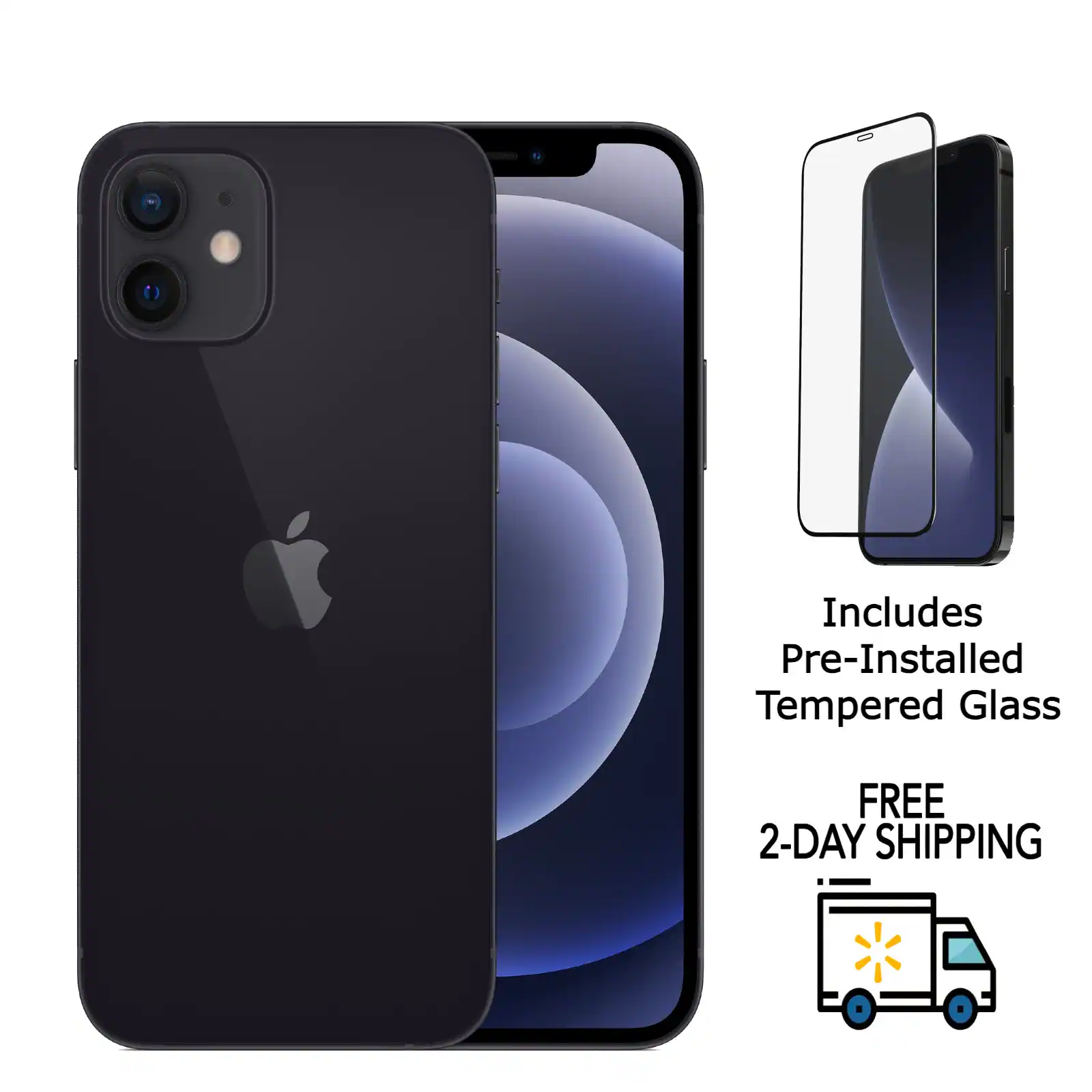 Includes Pre-Installed Tempered Glass  
FREE 2-DAY SHIPPING