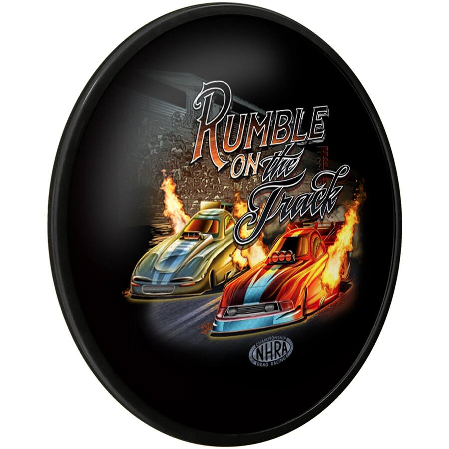 Motorcycle Rumble Sign The Fan Brand NHRA Rumble on the Track 17.5
