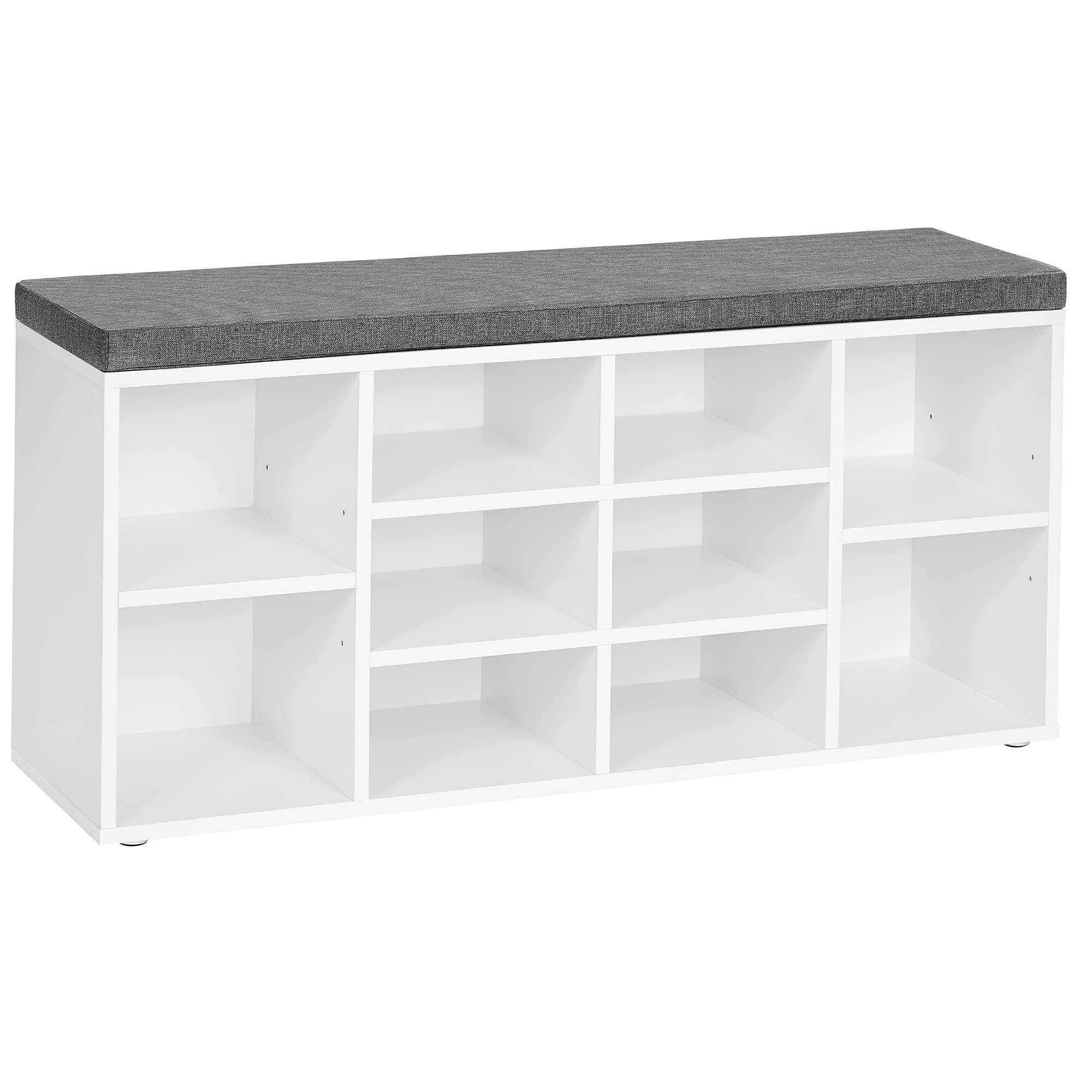 Cloud White + Dove Gray 10 cubbies