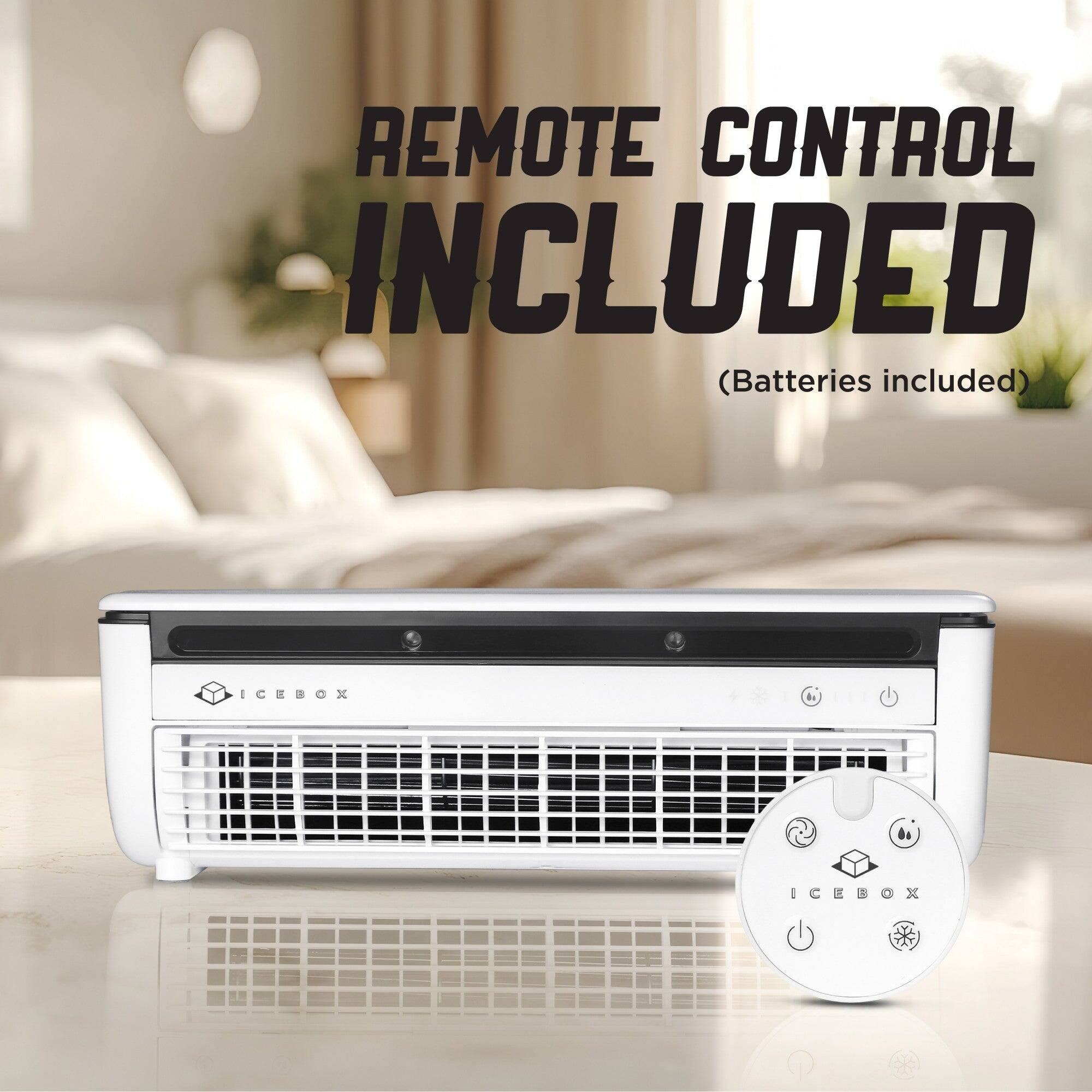 REMOTE CONTROL INCLUDED  
(Batteries included)  

ICEBOX