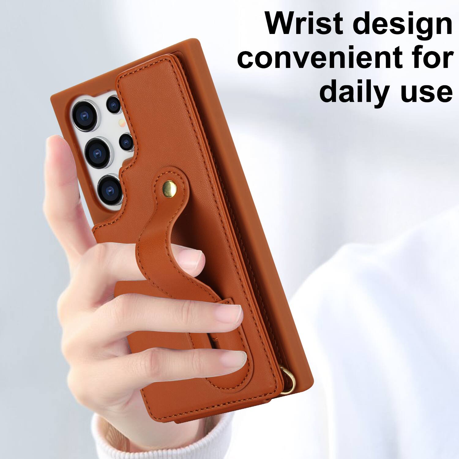 Wrist design convenient for daily use