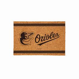 Evergreen Enterprises - Baltimore Orioles 24" x 36" Outdoor Monochrome Team Logo Coir Mat - Brown