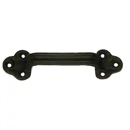 BreeBe - Large Cast Iron GateDoor Pull Set of 6 - Black