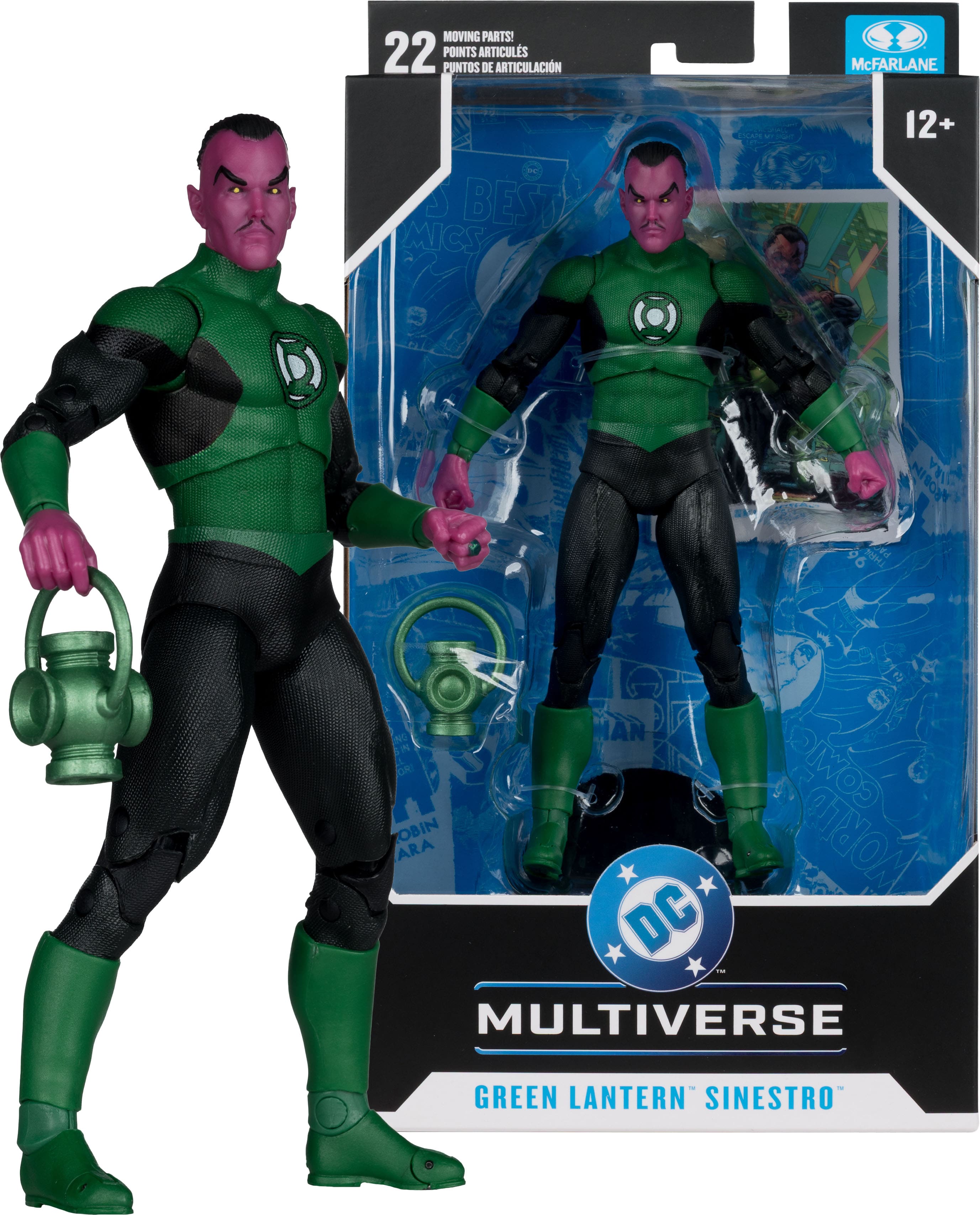 McFarlane Toys - DC Multiverse Green Lantern Sinestro (Green Lantern Corps 1) 7.2" Action Figure