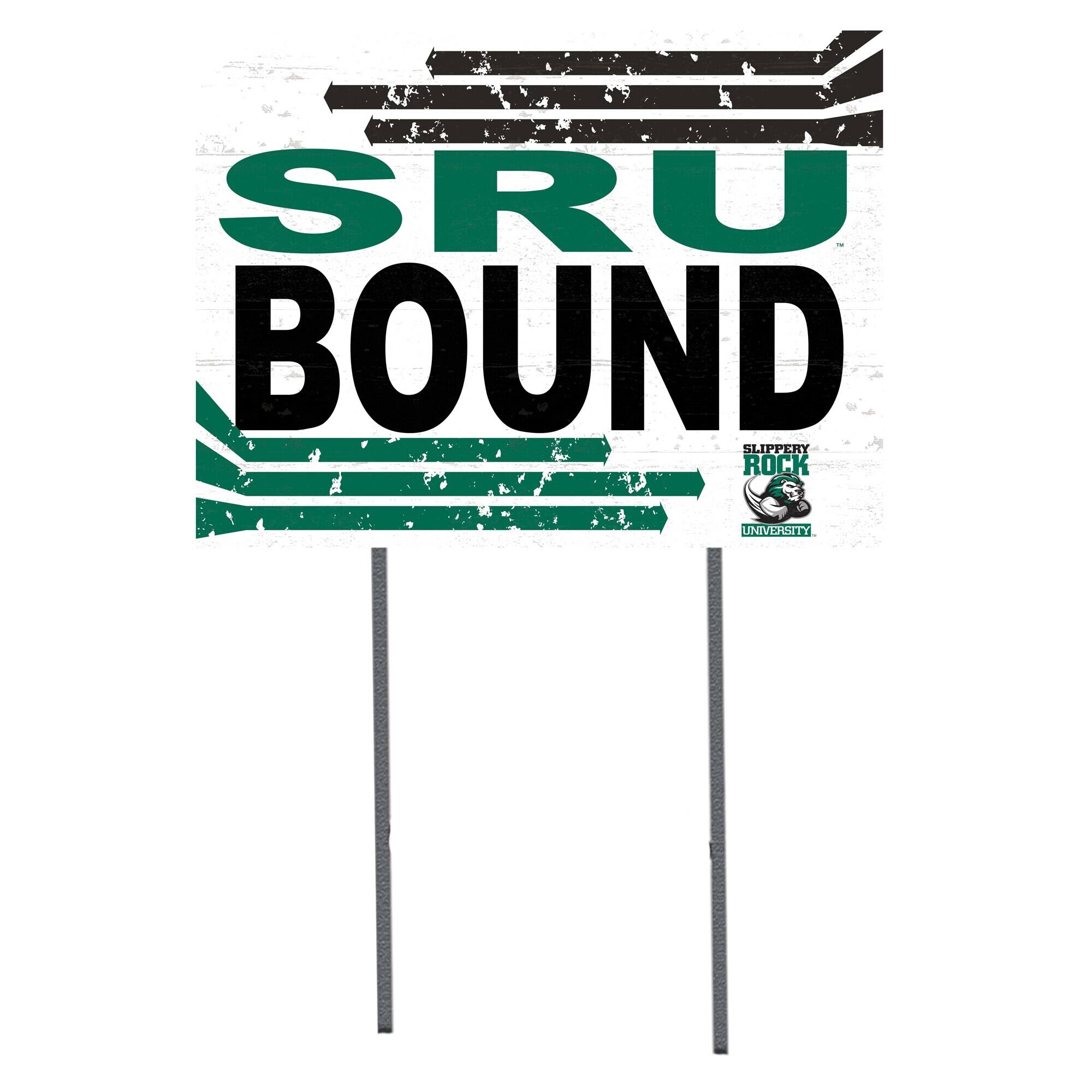Slippery Rock Pride 18" x 24" Team Yard Sign