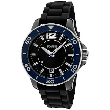 Front. Fossil - Fossil Women's Classic Black Dial Watch - CE1036 - Black.