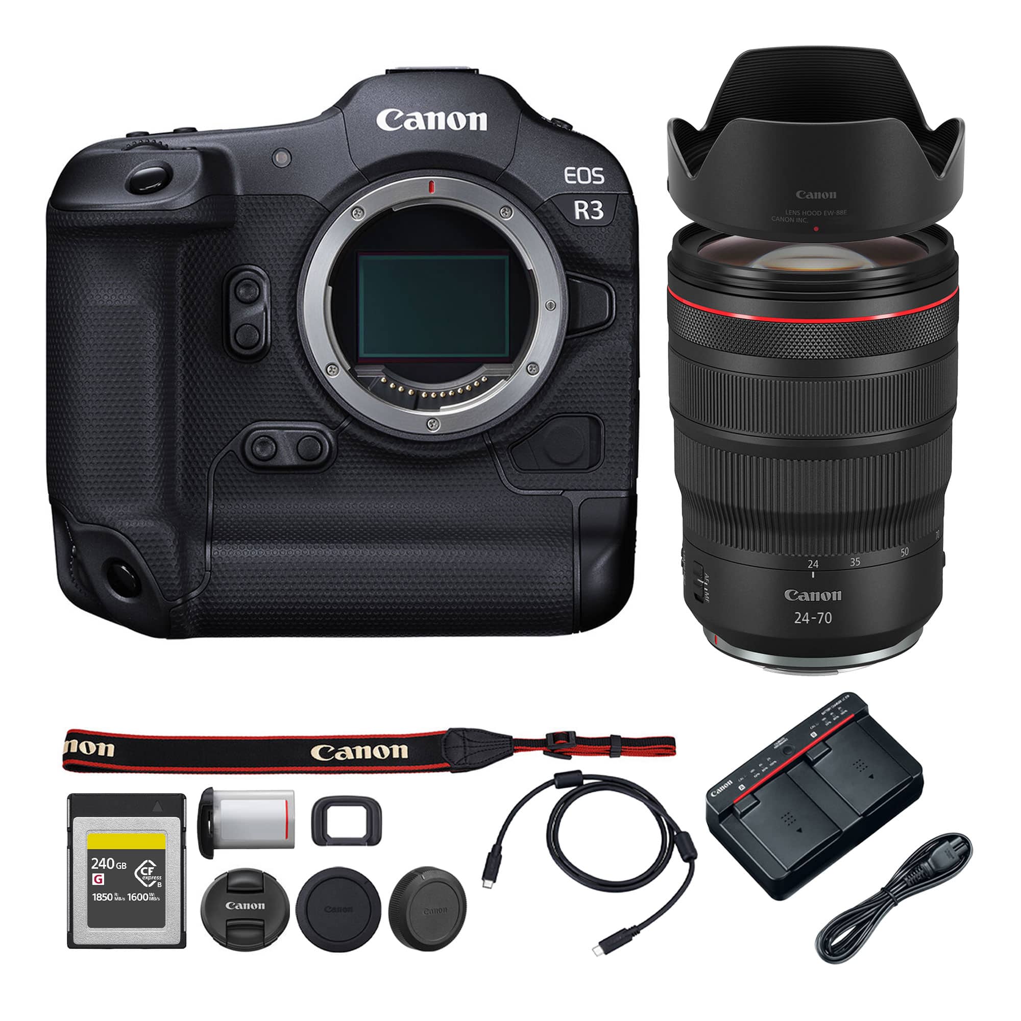 Canon - EOS R3 Mirrorless Camera 24MP Full Frame 6K RAW Creator Bundle price history on PriceWatchPro
