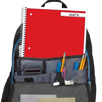 Alt View 4. Mead - Mead Spiral 3-Subject Notebooks, 8.5" x 11", College Ruled, 120 Sheets, Color chosen at random (06710) - Assorted.