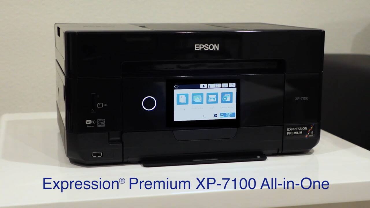 Epson Expression Premium XP-7100 Wireless All-In-One Inkjet Printer ...