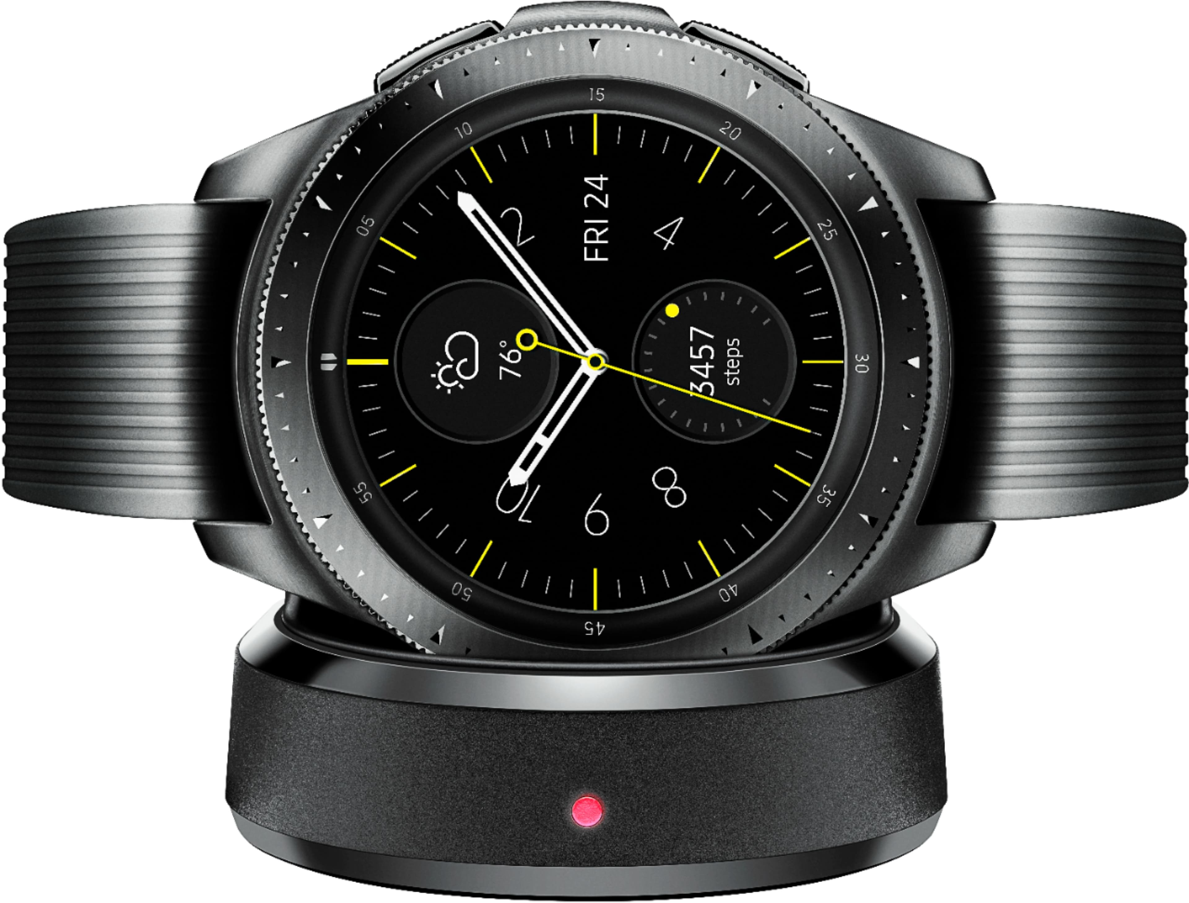 Alt View 11. Samsung - Galaxy Watch Smartwatch 42mm Stainless Steel.