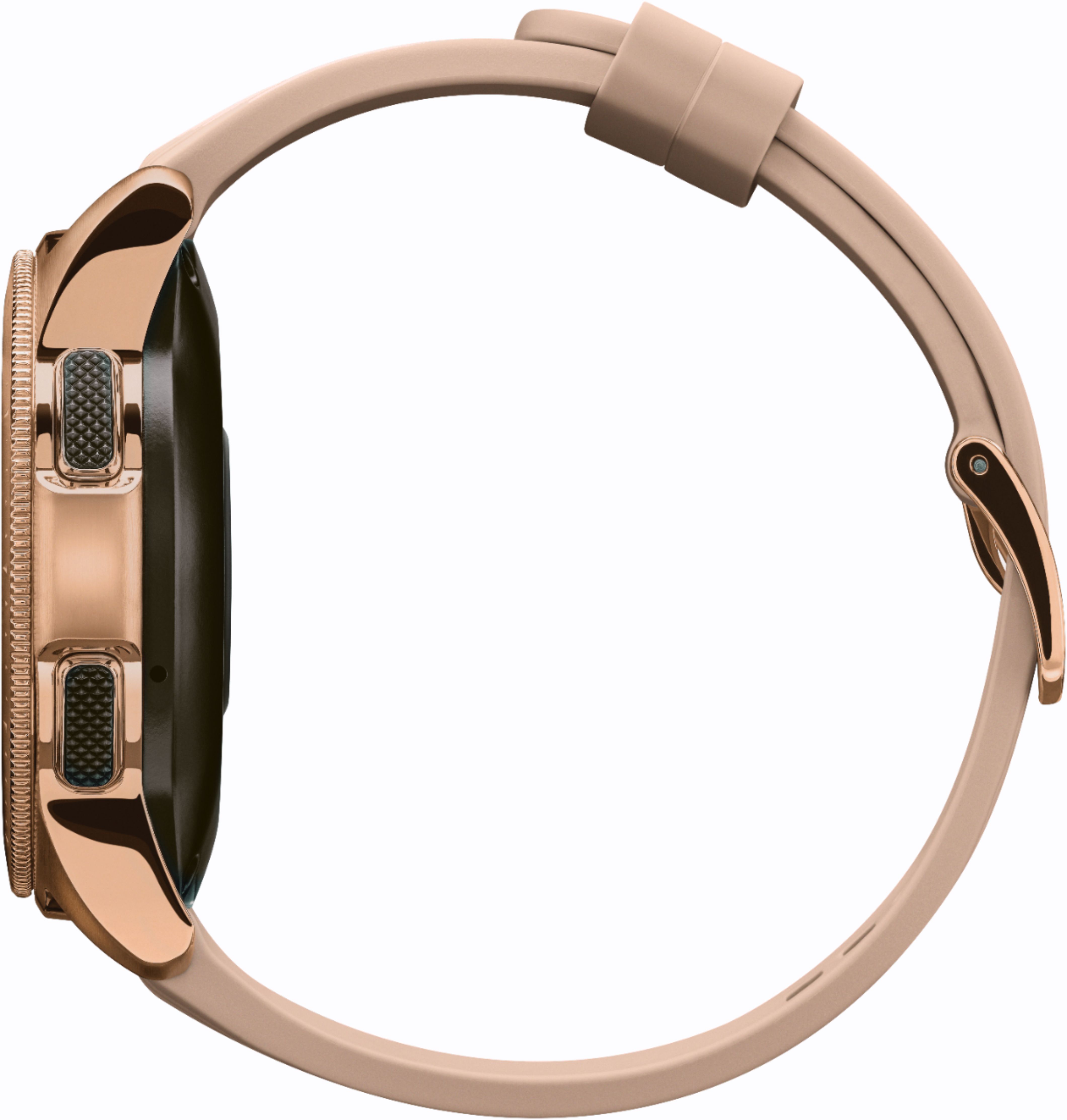 Best Buy Samsung Galaxy Watch Smartwatch 42mm Stainless Steel Rose Gold Sm R810nzdaxar