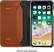 Alt View 2. Platinum™ - Leather Folio Case for Apple® iPhone® XR - Papaya.