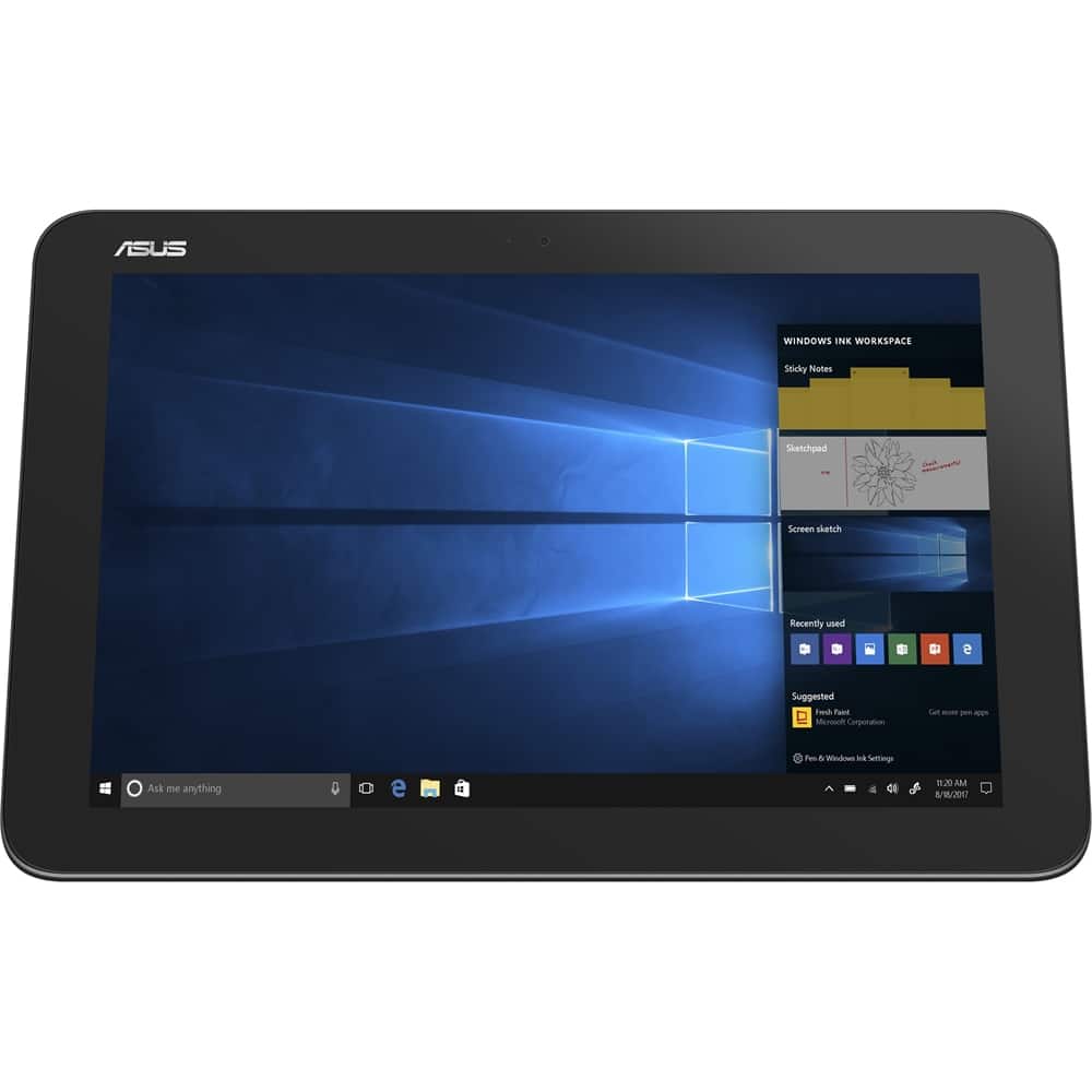Front. ASUS - Transformer Mini T103HA - 10.1" - Tablet - 128GB - With Keyboard - Slate Gray.