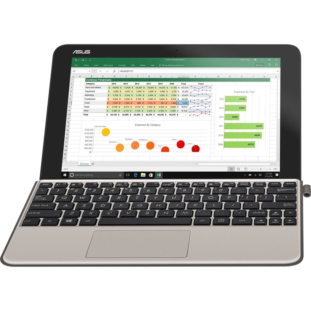 Alt View 13. ASUS - Transformer Mini T103HA - 10.1" - Tablet - 128GB - With Keyboard - Slate Gray.