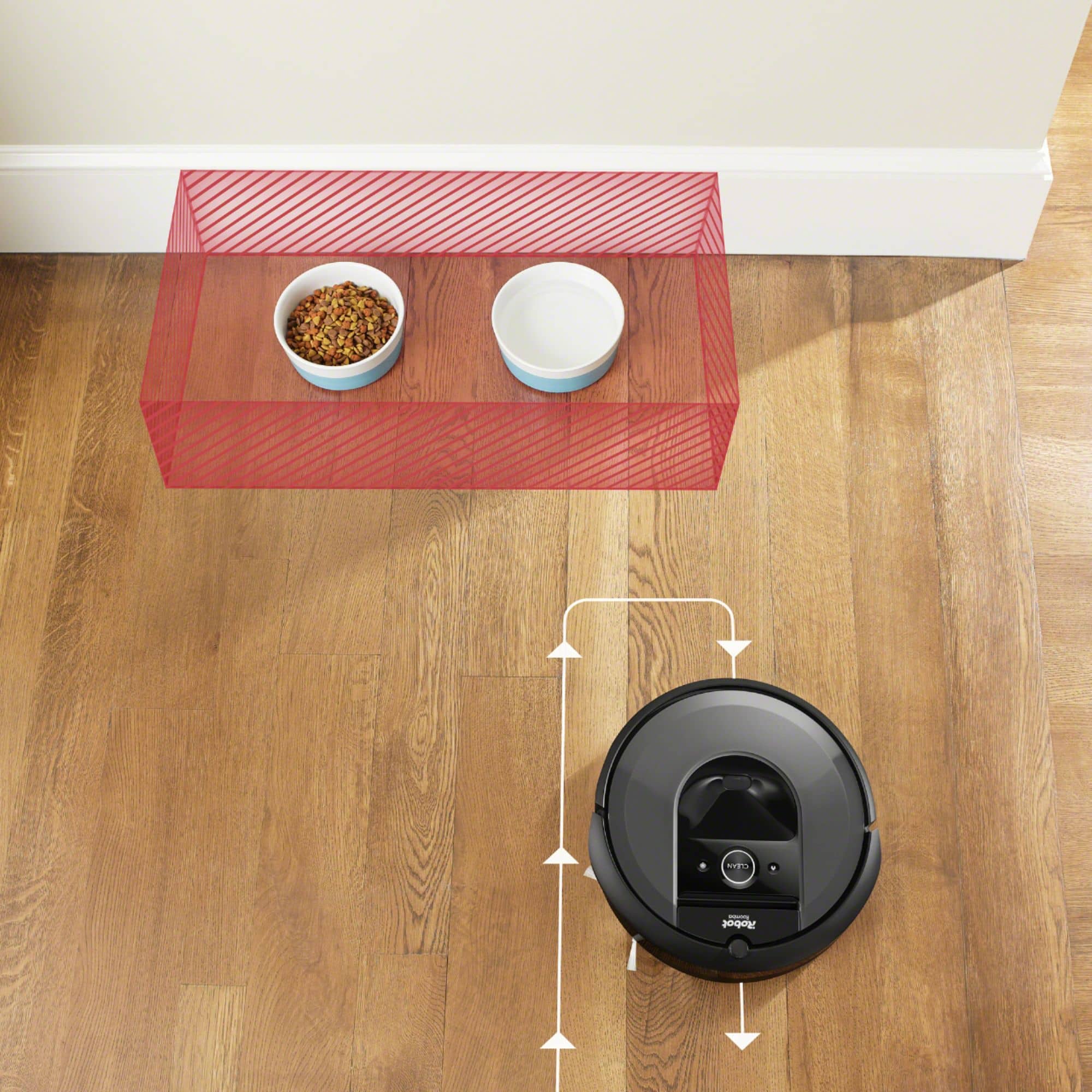 Alt View 19. iRobot - Roomba i7+ (7550) Wi-Fi Connected Self-Emptying Robot Vacuum - Charcoal.