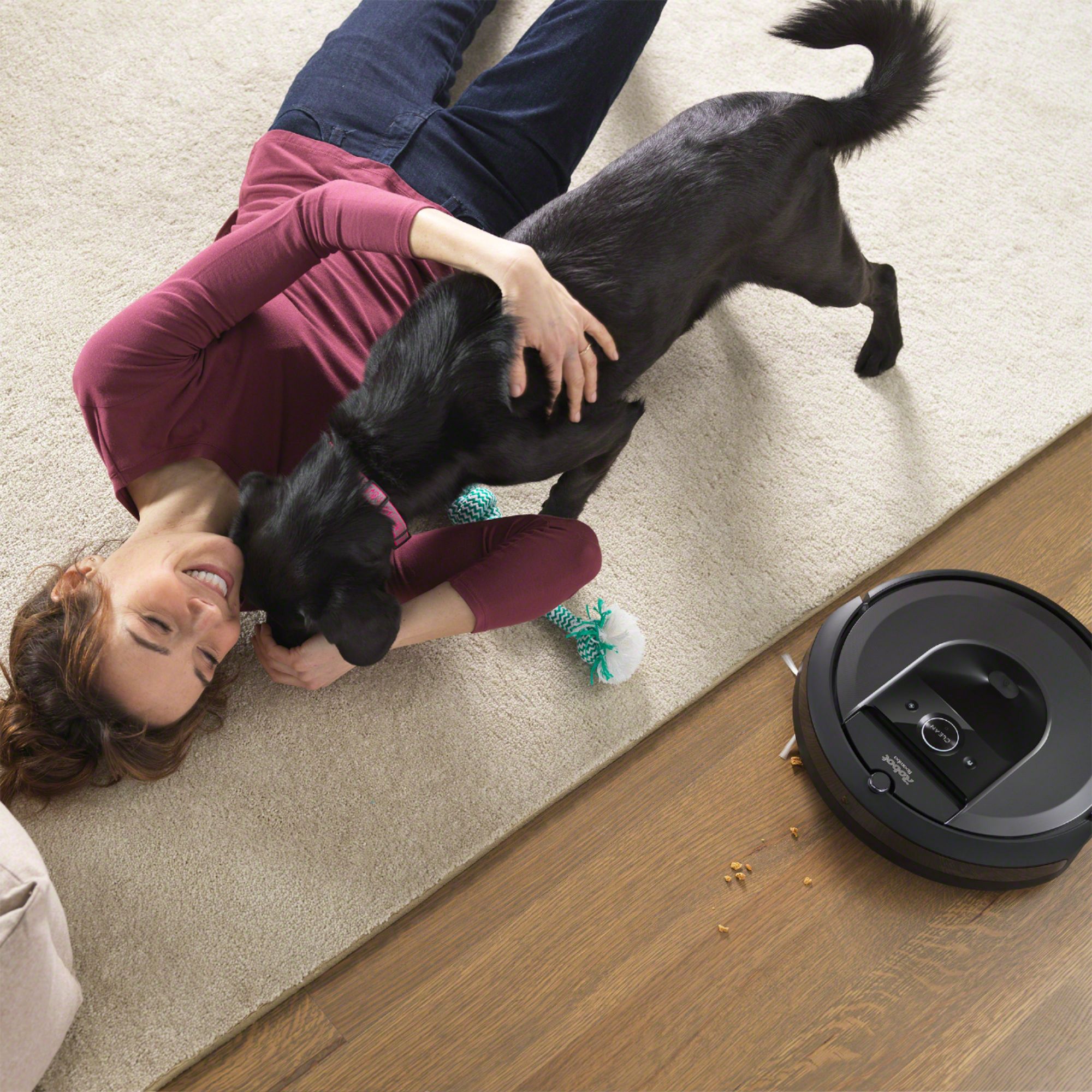 Best Buy: iRobot Roomba i7+ (7550) Wi-Fi Connected Self-Emptying 