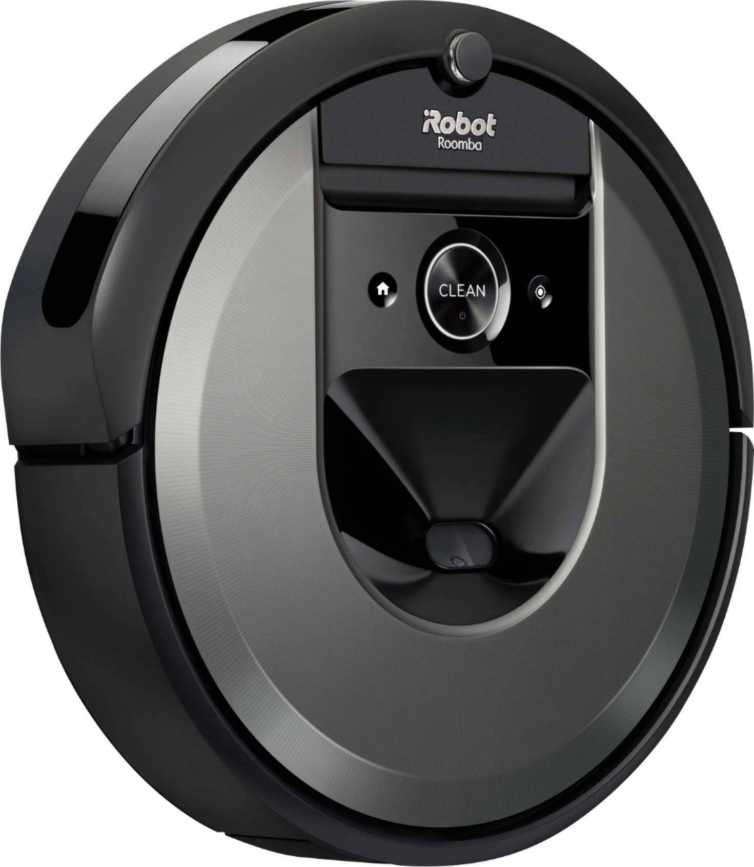 Angle. iRobot - Roomba i7 Wi-Fi Connected Robot Vacuum - Charcoal.