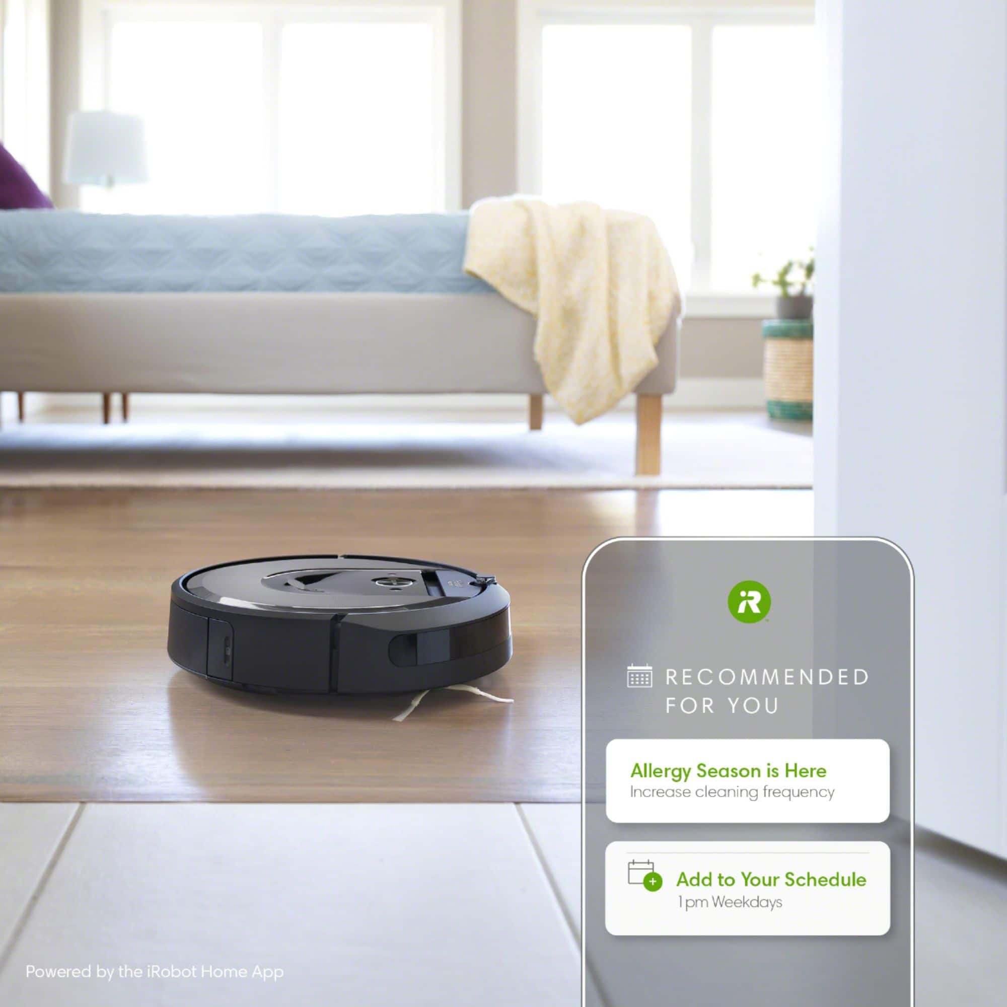 Alt View 16. iRobot - Roomba i7 Wi-Fi Connected Robot Vacuum - Charcoal.