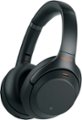 Angle Zoom. Sony - WH-1000XM3 Wireless Noise Cancelling Over-the-Ear Headphones with Google Assistant - Black.