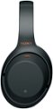 Left Zoom. Sony - WH-1000XM3 Wireless Noise Cancelling Over-the-Ear Headphones with Google Assistant - Black.