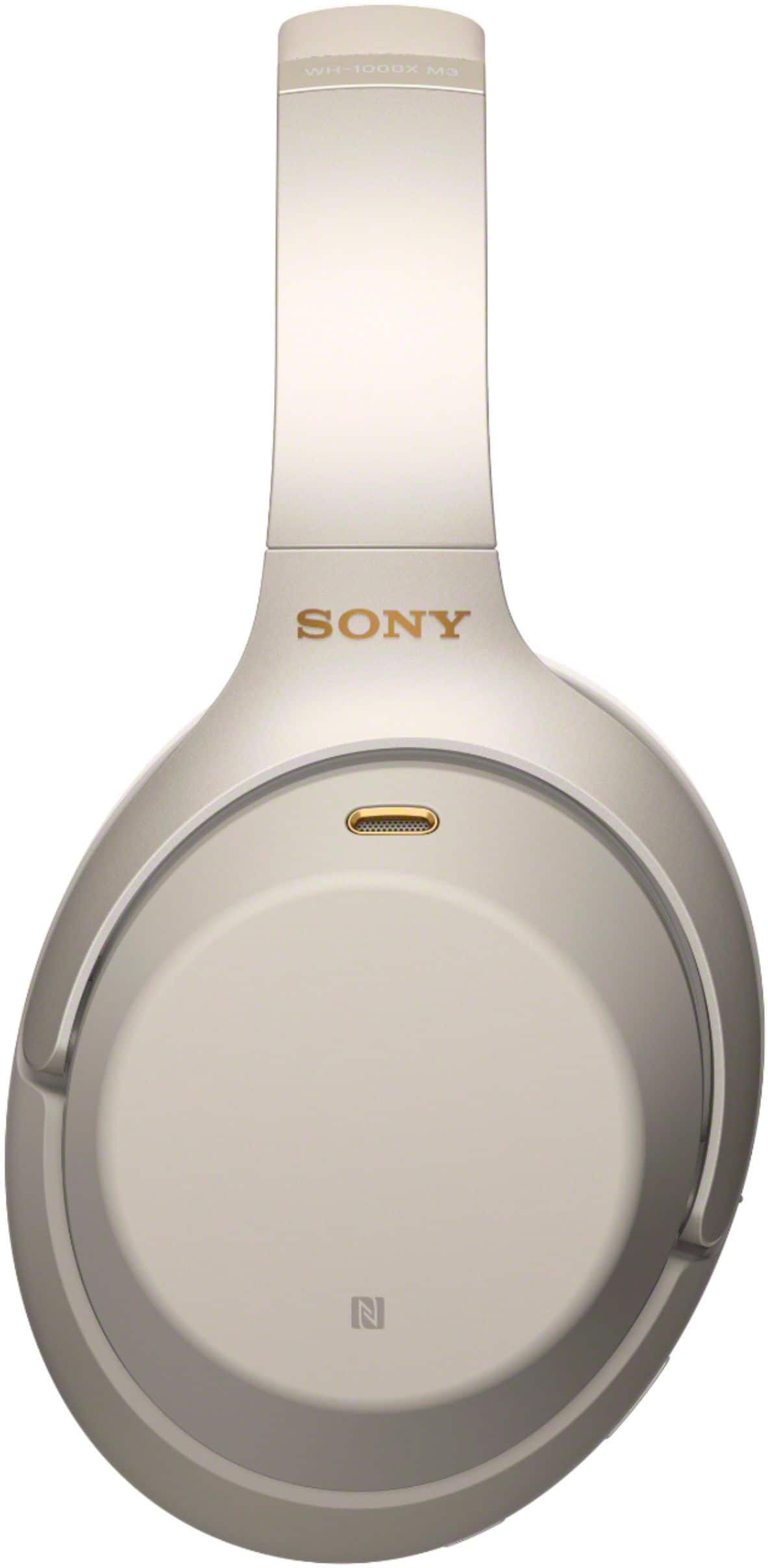Alt View 11. Sony - WH-1000XM3 Wireless Noise Cancelling Over-the-Ear Headphones with Google Assistant - Silver.