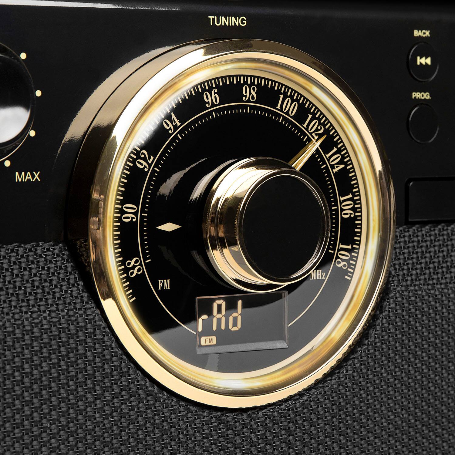 Victrola Empire Bluetooth 6 in 1 Record Player Gold/Brown/Black VTA