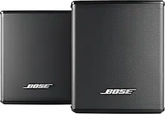 Front. Bose - Surround Speakers 120-Watt Wireless Home Theater Speakers (Pair) - Black.