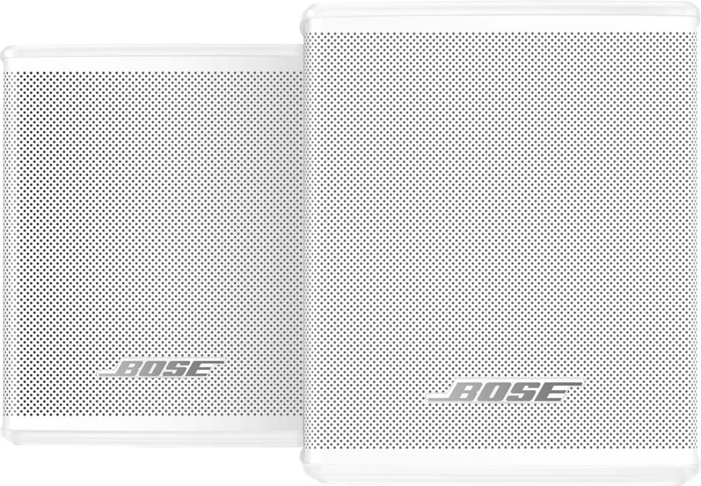 Bose - Surround Speakers 120-Watt Wireless Home Theater Speakers (Pair) - White