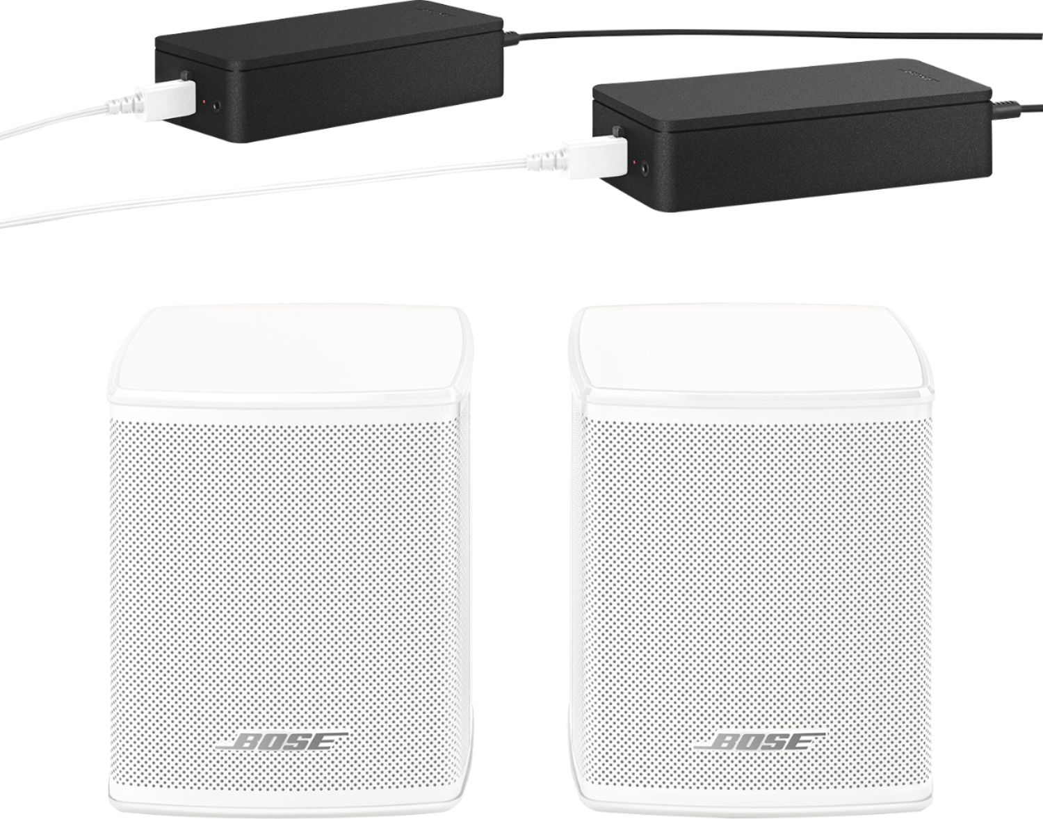 Bose Wireless Surround Speakers for Home Theater (Pair) White 