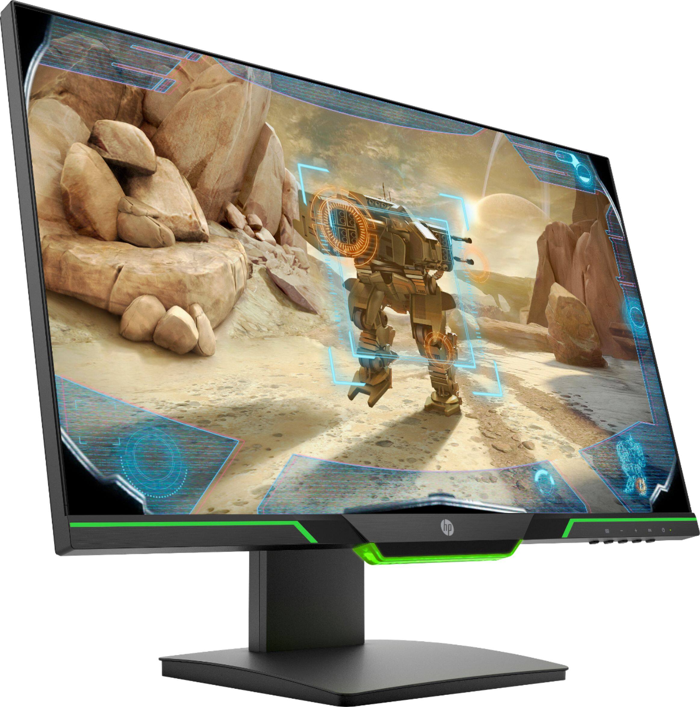 Angle. HP - 25x 24.5" LED FHD Monitor (HDMI) - Gray/Green.