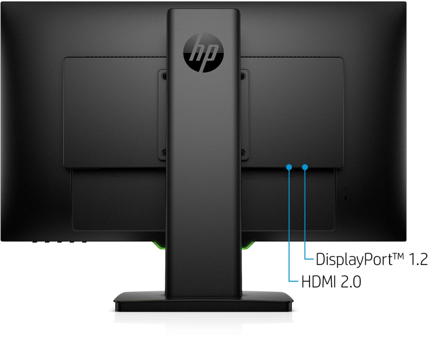 Alt View 15. HP - 25x 24.5" LED FHD Monitor (HDMI) - Gray/Green.
