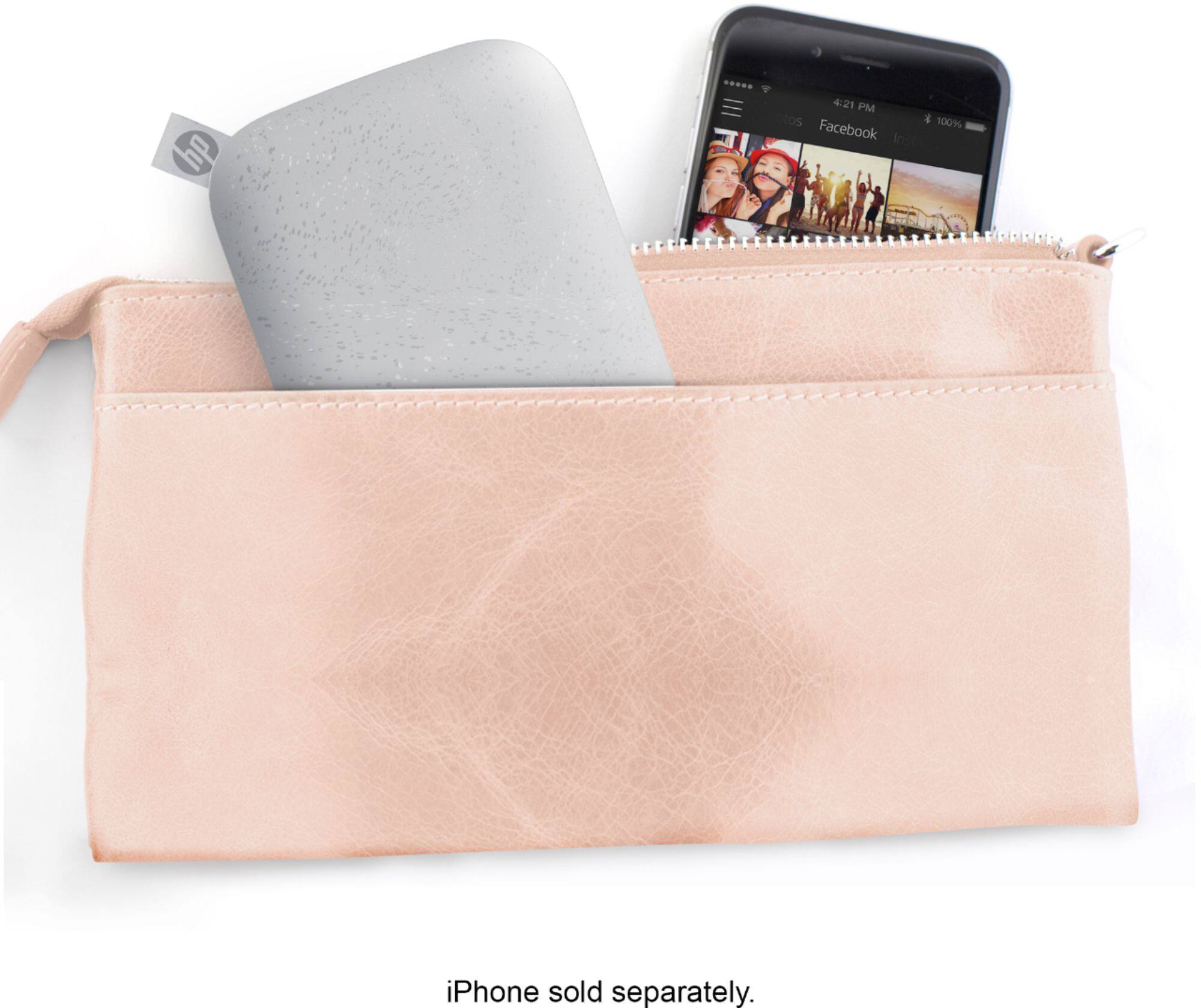 Alt View 14. HP - Sprocket 2nd Edition Instant Photo Printer - Luna Pearl.