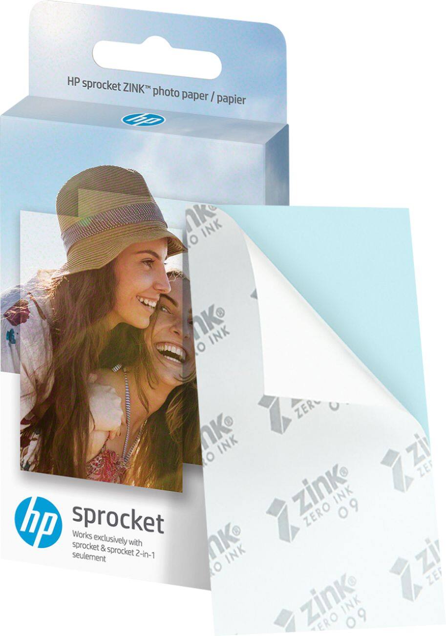 Alt View 20. HP - Sprocket 2nd Edition Instant Photo Printer - Luna Pearl.