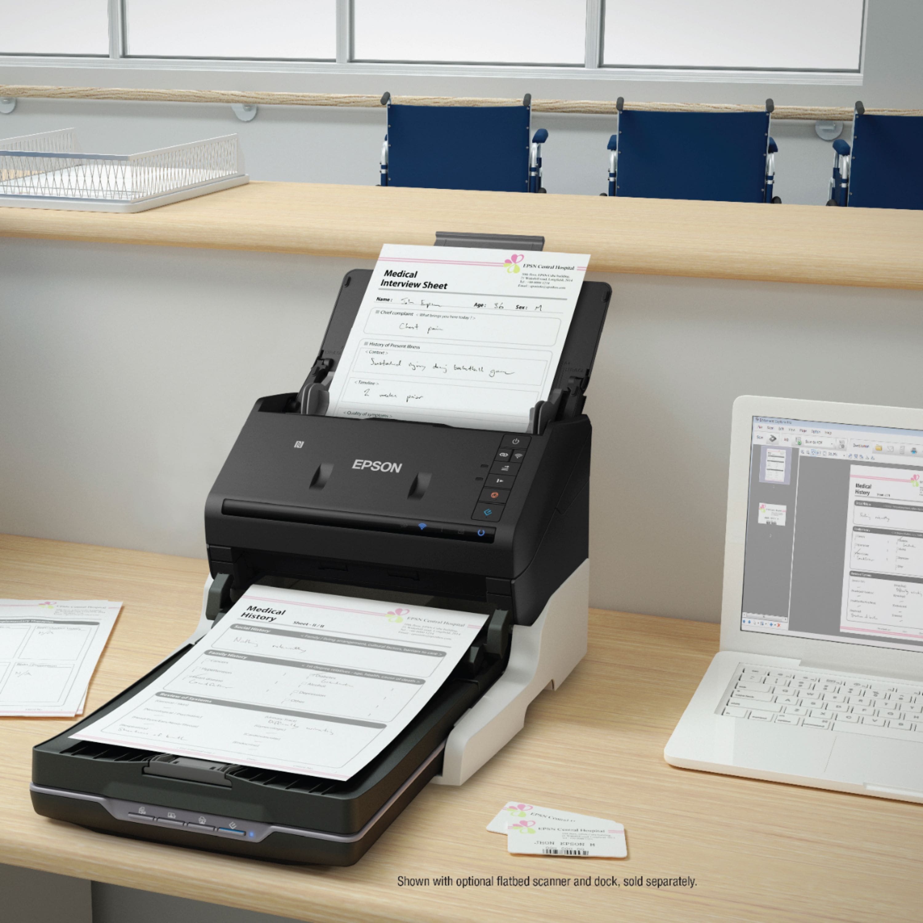 Best Buy Epson WorkForce ES500WR Wireless Color Receipt Scanner