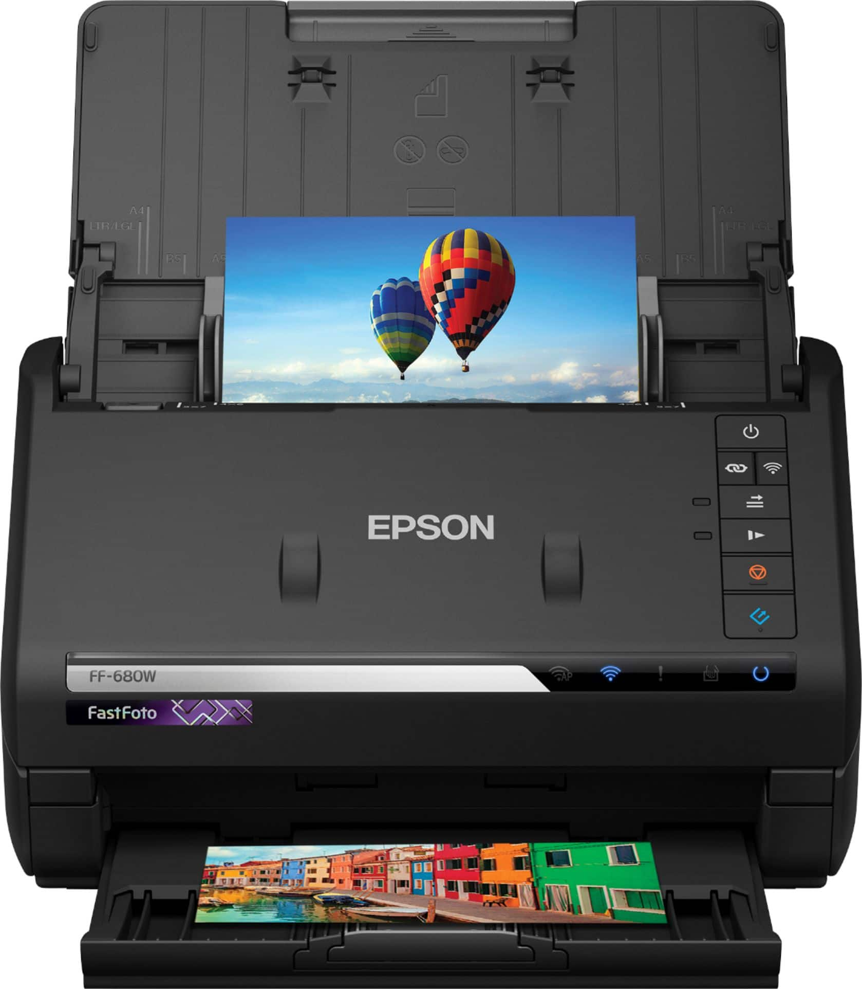 Epson FastFoto FF-680W Wireless High-speed Photo Scanning System Black  B11B237201 - Best Buy