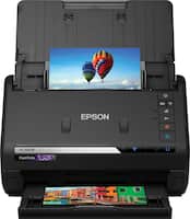 Epson - FastFoto FF-680W Wireless Photo and Document Duplex Scanner - Black - Front_Zoom