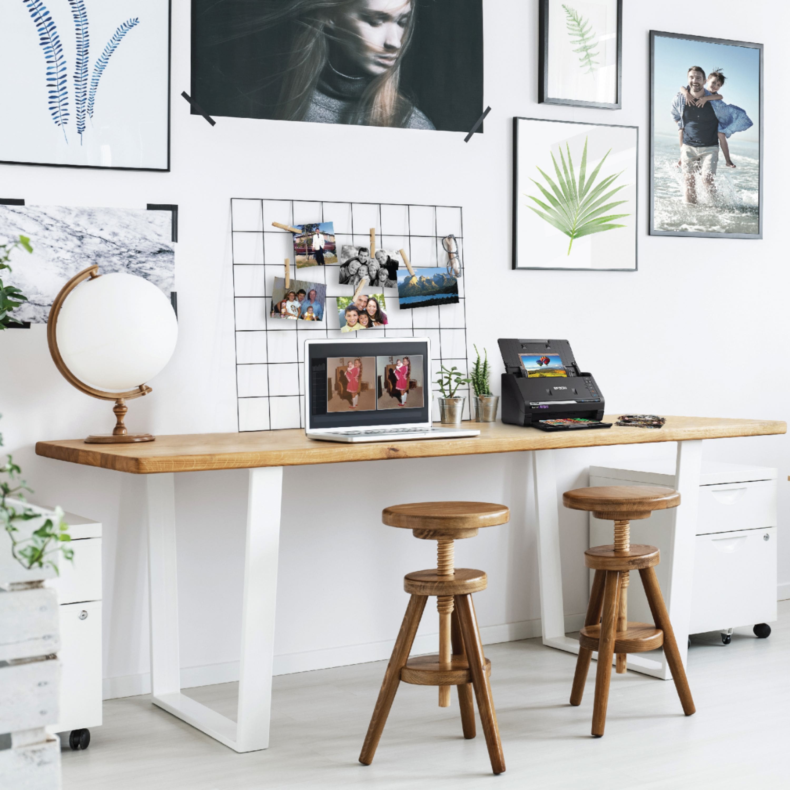 Alt View 16. Epson - FastFoto FF-680W Wireless High-speed Photo Scanning System - Black.