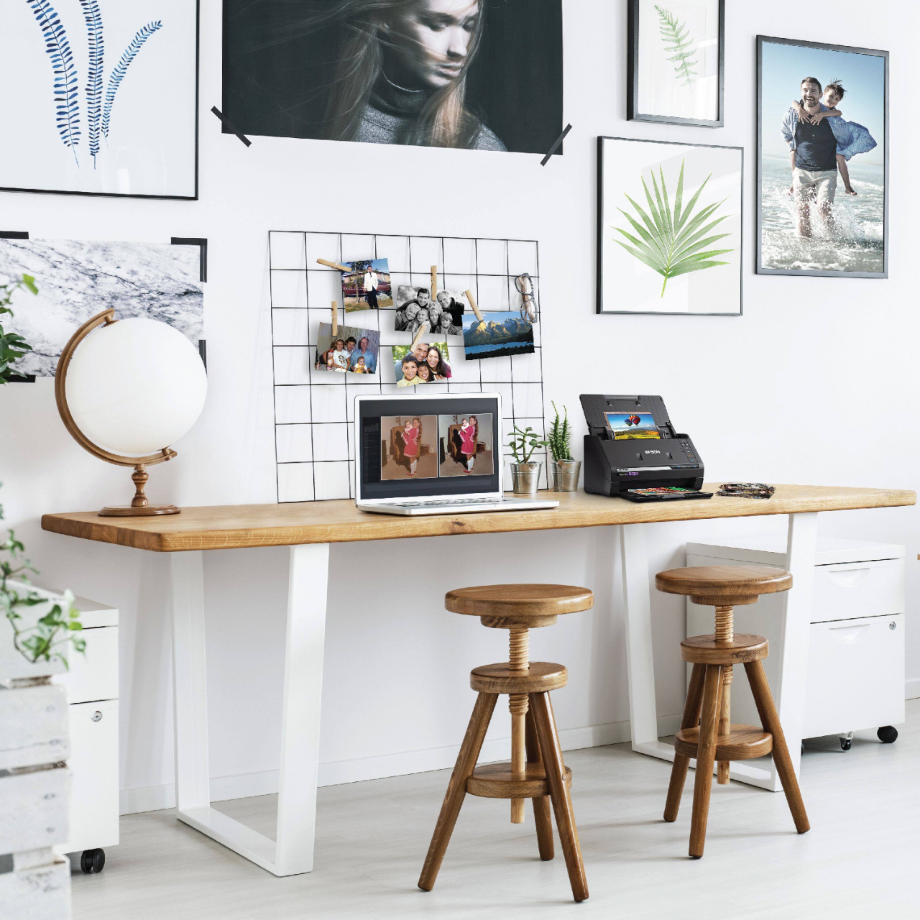 Alt View 16. Epson - FastFoto FF-680W Wireless High-speed Photo Scanning System - Black.