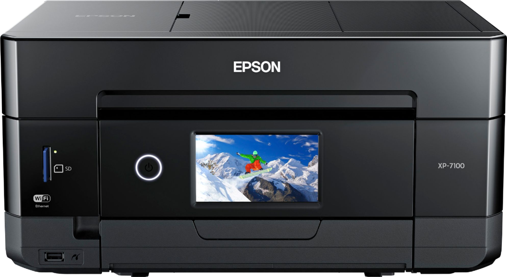 Epson Expression Premium Xp 7100 Wireless All In One Inkjet Printer Black C11ch03201 Best Buy 3517