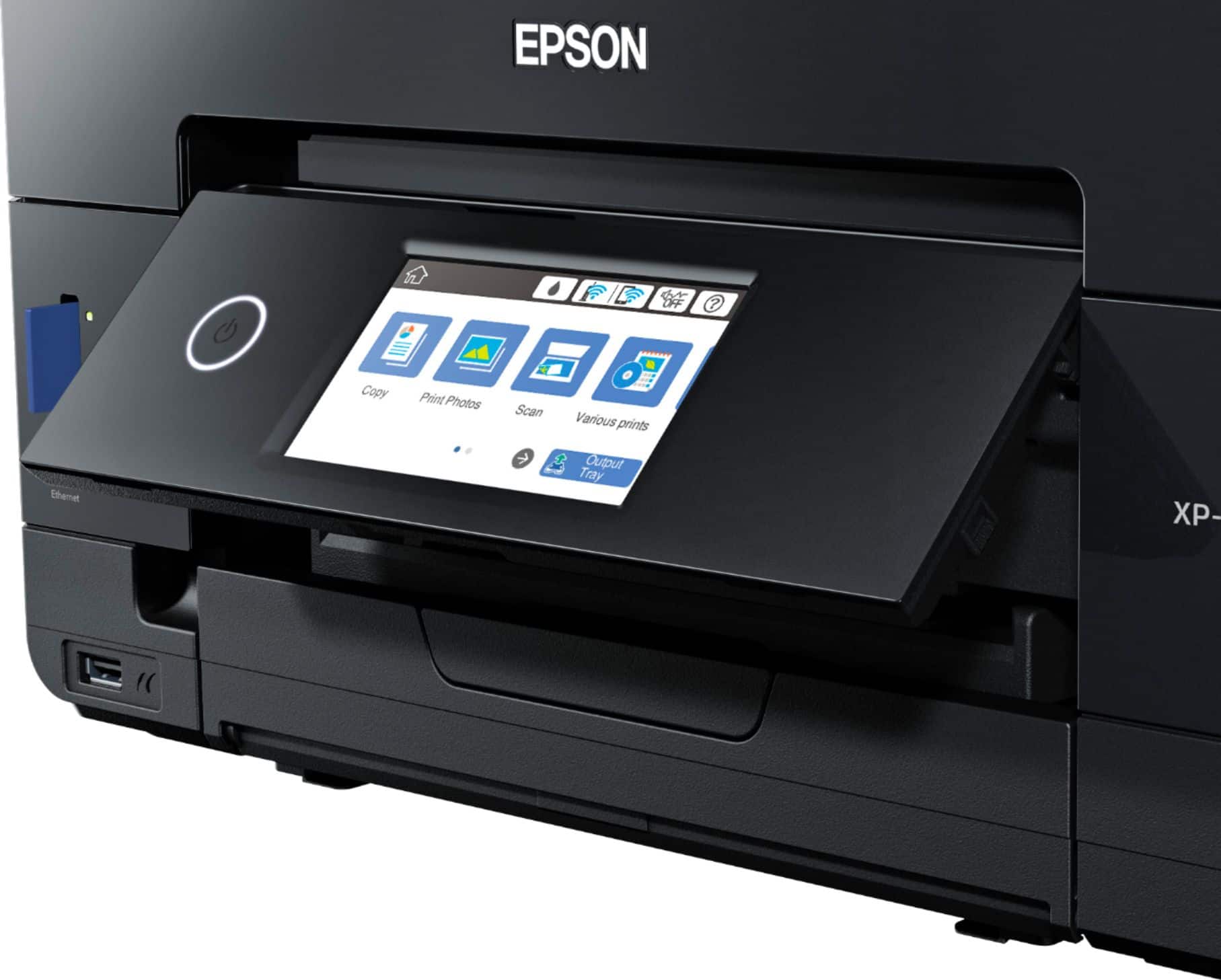 Alt View 16. Epson - Expression Premium XP-7100 Wireless All-In-One Inkjet Printer - Black.